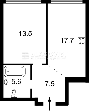 Квартира W-7396265, Некрасова Віктора (Північно-Сирецька), 6, Київ - Фото 14