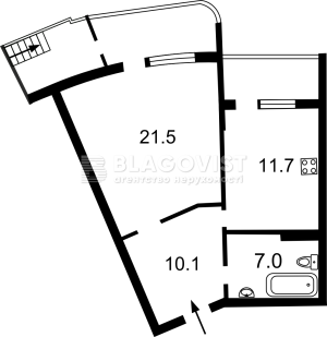 Квартира W-7411046, Срібнокільська, 12, Київ - Фото 12