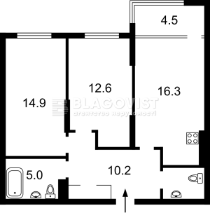 Квартира W-7447826, Європейського Союзу просп. (Правди просп.), 51, Київ - Фото 2