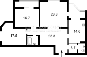Квартира W-7327188, Васкула Ореста (Пушиной Феодоры), 50а, Киев - Фото 15