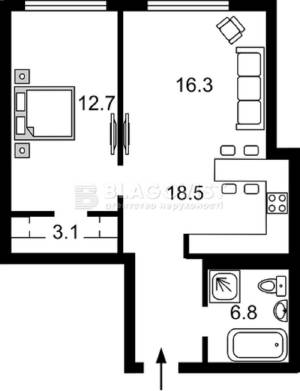 Квартира W-7377457, Саксаганского, 37к, Киев - Фото 13