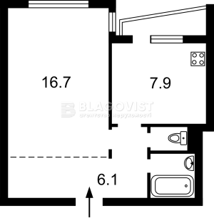 Квартира W-7377458, Энтузиастов, 13, Киев - Фото 12