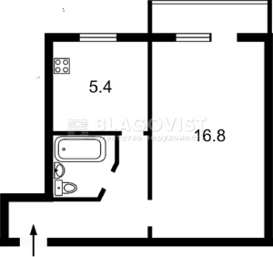 Квартира W-7397267, Кирилло-Мефодиевская, 7, Киев - Фото 14