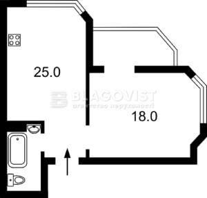 Квартира W-7422607, Коновальця Євгена (Щорса), 34а, Київ - Фото 12