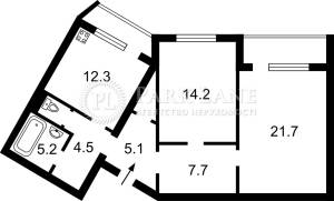 Квартира W-7433627, Гмирі Б., 1/2, Київ - Фото 3