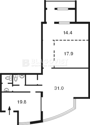  Офис, W-7442718, Старонаводницкая, 13, Киев - Фото 3