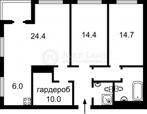 Квартира W-7247355, Дніпровська наб., 18б, Київ - Фото 2