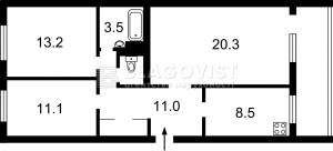 Квартира W-7281570, Митрополита Андрія Шептицького (Луначарського), 3а, Київ - Фото 13