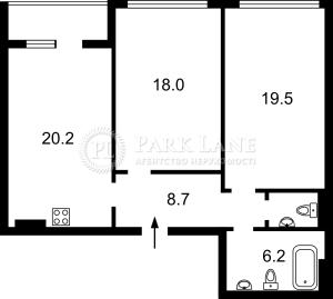 Квартира W-7438836, Фортечный тупик (Тверской тупик), Киев - Фото 6