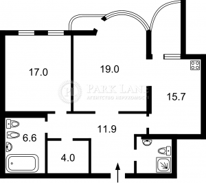 Apartment W-7300731, Tutunnyka Vasylia (Barbiusa Anri), 37/1, Kyiv - Photo 11