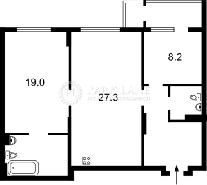 Квартира W-7181024, Верхогляда Андрія (Драгомирова Михайла), 16, Київ - Фото 14