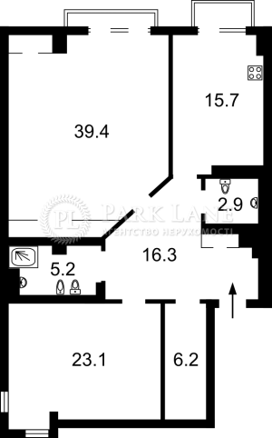 Квартира W-7252608, Хорива, 39/41, Київ - Фото 2