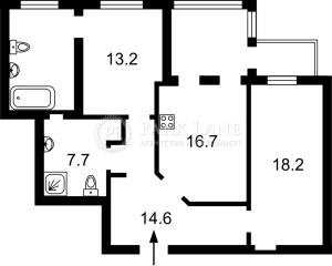Квартира W-7333870, Хмельницкого Богдана, 30/10, Киев - Фото 2