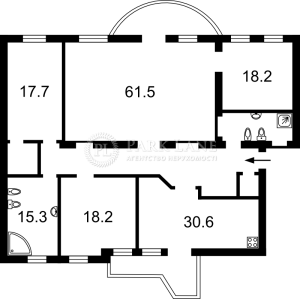 Квартира W-7339926, Богомольця Академіка, 5, Київ - Фото 2
