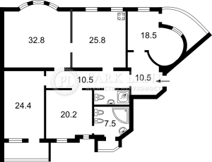 Квартира W-7380131, Институтская, 20/8, Киев - Фото 2