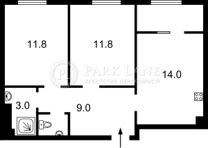 Квартира W-7408637, Максимовича Михаила (Трутенко Онуфрия), 26б, Киев - Фото 3
