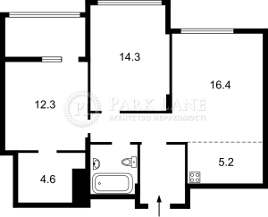 Квартира W-7379840, Гарета Джонса (Хохловых Семьи), 12, Киев - Фото 2