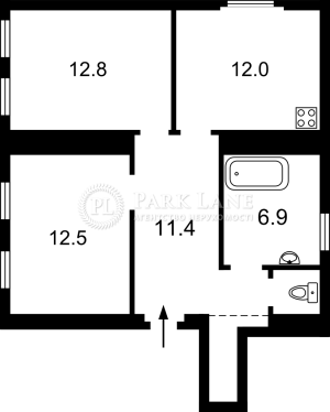 Квартира W-7395343, Чикаленко Евгения (Пушкинская), 8б, Киев - Фото 3