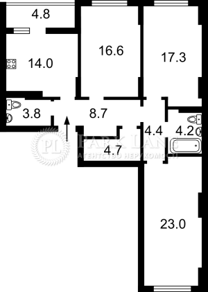 Квартира W-7351012, Багговутовская, 25, Киев - Фото 3