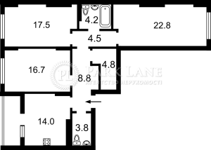 Квартира W-7420613, Багговутівська, 25, Київ - Фото 12
