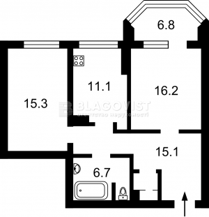 Квартира W-7263284, Верховинная, 91, Киев - Фото 10