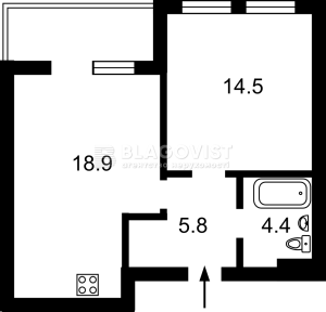 Квартира W-7333432, Бердника Олеся, 1д, Київ - Фото 2