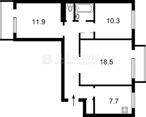 Квартира W-7349216, Богдановская, 4, Киев - Фото 14