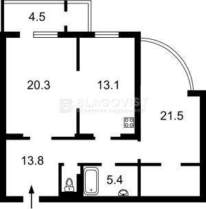 Квартира W-7349245, Шамо Ігоря бул. (Давидова О. бул.), 12, Київ - Фото 10