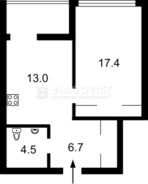 Квартира W-7388144, Ушинского, 14а, Киев - Фото 11