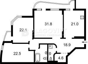 Квартира W-7392844, Коновальца Евгения (Щорса), 36б, Киев - Фото 15