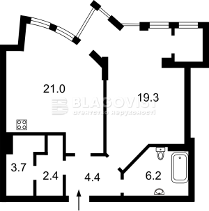 Квартира W-7393636, Міхновського Миколи бульвар (Дружби Народів бульвар), 14-16, Київ - Фото 15