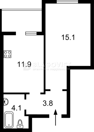 Квартира W-7397159, Каховська (Микільська Слобідка), 60, Київ - Фото 12