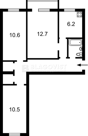 Квартира W-7432316, Бойчука Михайла (Кіквідзе), 23, Київ - Фото 13