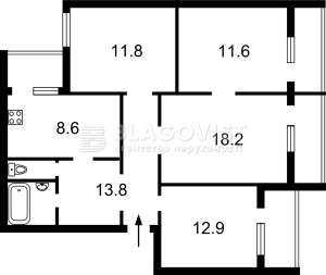 Квартира W-7437587, Ревуцького, 44б, Київ - Фото 12