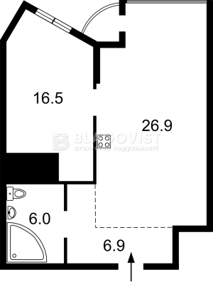 Квартира W-7437590, Шаповала Генерала (Механизаторов), 2, Киев - Фото 14