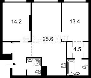 Квартира W-7438515, Ужгородський пров., 4/1, Київ - Фото 10