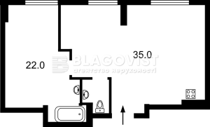 Квартира W-7439398, Фортечный тупик (Тверской тупик), 7б, Киев - Фото 2