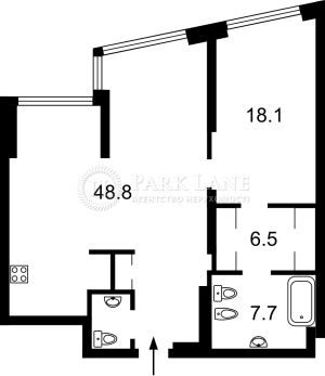 Квартира W-7356837, Маккейна Джона (Кудрі Івана), 1б, Київ - Фото 15