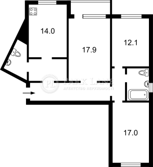 Квартира W-7326965, Урлівська, 36, Київ - Фото 13