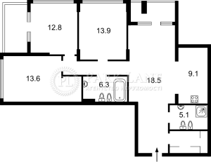 Квартира W-7368662, Фортечный тупик (Тверской тупик), 7в, Киев - Фото 6