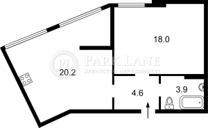 Квартира W-7375975, Максимовича Михайла (Трутенка Онуфрія), 32б, Київ - Фото 9