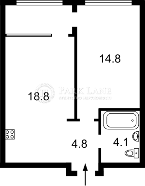 Квартира W-7376517, Семьи Кристеров, 14, Киев - Фото 12
