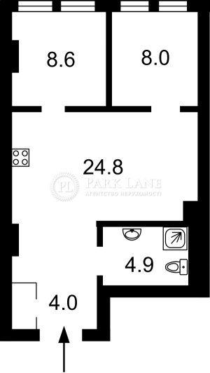 Квартира W-7376937, Антоновича Володимира (Горького), 74, Київ - Фото 13