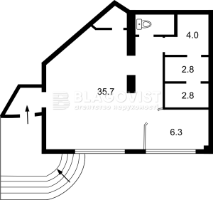  Нежитлове приміщення, W-7400159, Князів Острозьких (Московська), 46/2, Київ - Фото 2