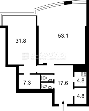  Офіс, W-7427809, Кловський узвіз, 7, Київ - Фото 2