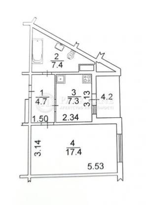 Квартира W-7406892, Чавдар Елизаветы, 34, Киев - Фото 5