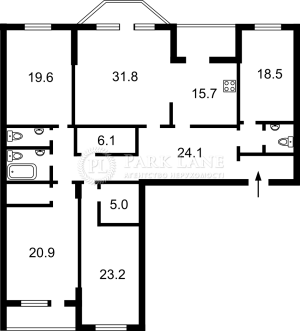 Офис, W-7348260, Тютюнника Василия (Барбюса Анри), Киев - Фото 2