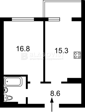 Квартира W-7370844, Воскресенская, 18а, Киев - Фото 2