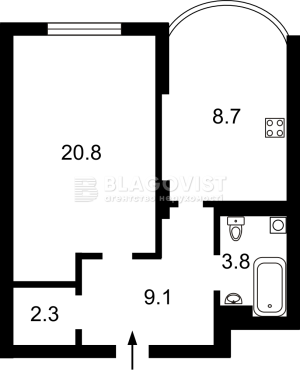 Квартира W-7370882, Воскресенская, Киев - Фото 2