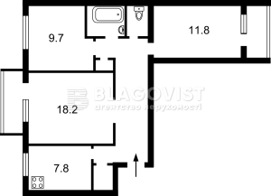 Квартира W-7370930, Шухевича Романа просп. (Ватутина Генерала просп.), 26, Киев - Фото 2